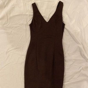 ASTR Midi burgundy and black dress size XS